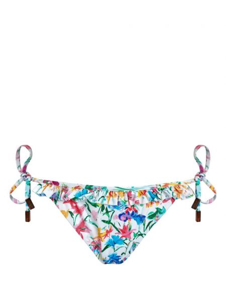 Bikini mit print Vilebrequin weiß