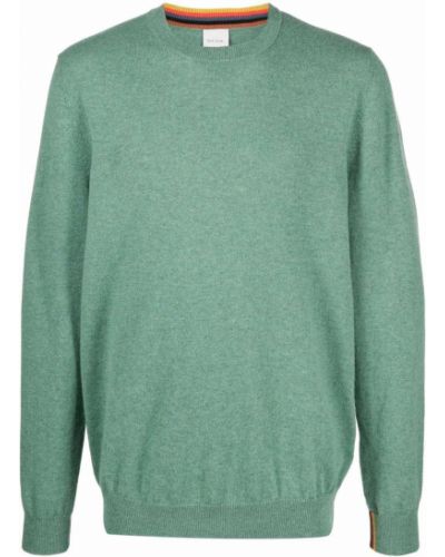Jersey de cachemir de tela jersey con estampado de cachemira Paul Smith verde