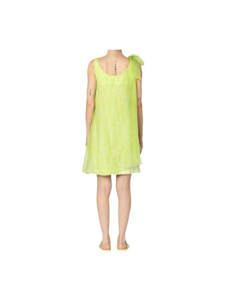 Mini vestido con lazo elegante Emporio Armani verde