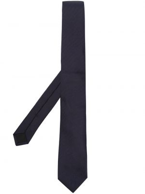 Seiden krawatte Karl Lagerfeld blau