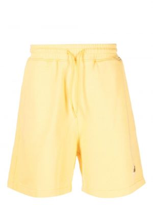 Pamučne bermuda kratke hlače Drôle De Monsieur žuta