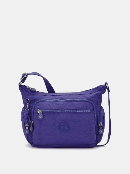 Bolsa con bolsillos Kipling violeta