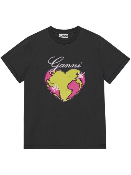 T-shirt Ganni nero