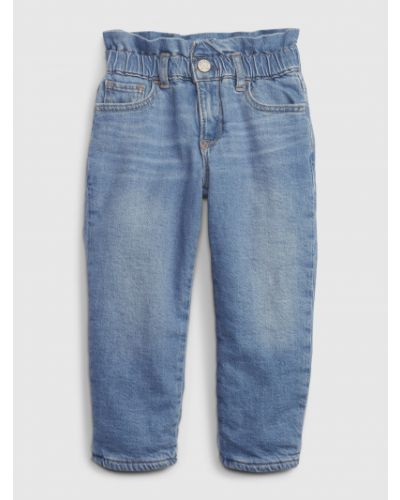 Zateplené džínsy Gap modrá