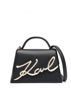 Шопинг чанта Karl Lagerfeld черно