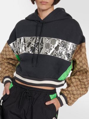 Pamučna hoodie s kapuljačom Gucci