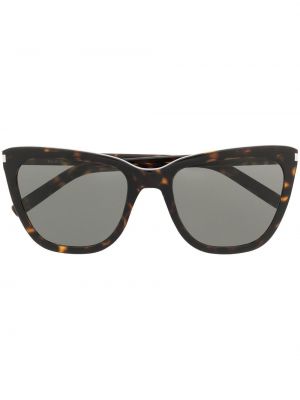 Ylimitoitettu silmälasit Saint Laurent Eyewear ruskea