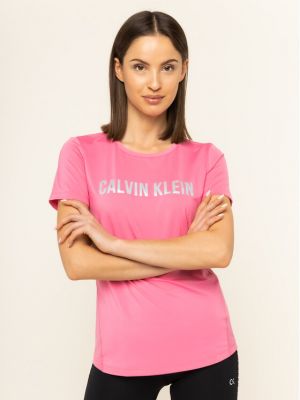 Calvin Klein Performance T-Shirt 00GWS9K157 Růžová Regular Fit
