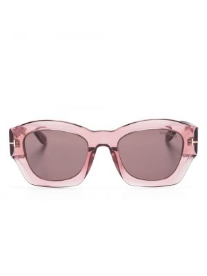 Ochelari de soare cu imprimeu geometric Tom Ford Eyewear roz