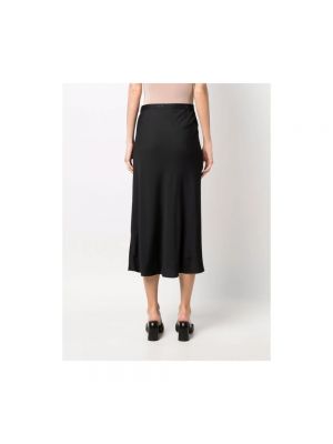 Falda midi Calvin Klein negro