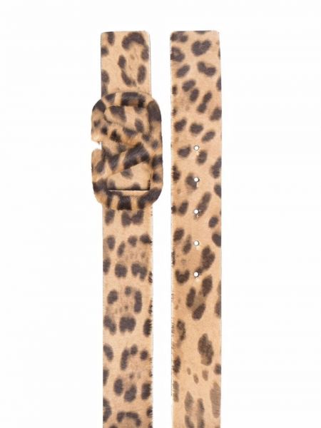 Cinturón con estampado leopardo Valentino Garavani
