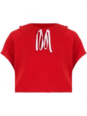 T-shirt con cappuccio Gloria Coelho rosso