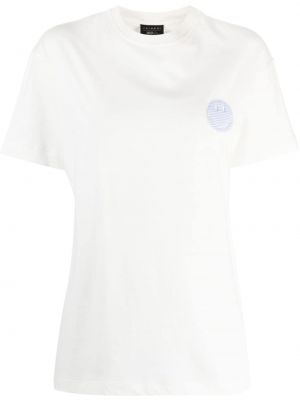 Bavlnené tričko Joshua Sanders biela