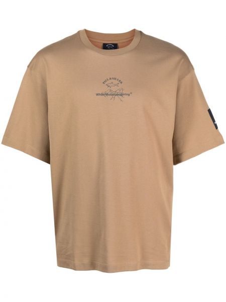 T-shirt col rond Paul & Shark blanc