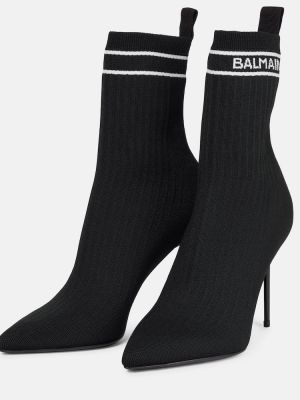 Kotníkové boty Balmain černé