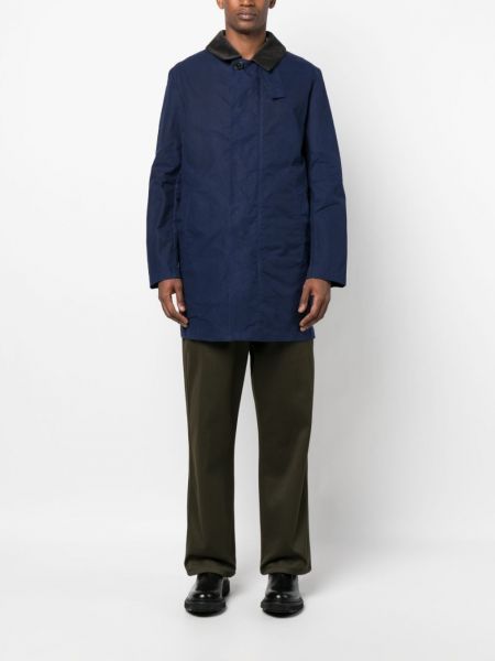 Manteau avec manches longues imperméable Mackintosh bleu