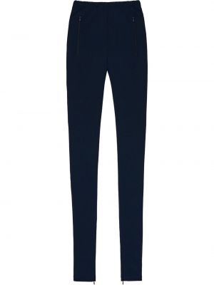 High waist leggings mit reißverschluss Wardrobe.nyc blau