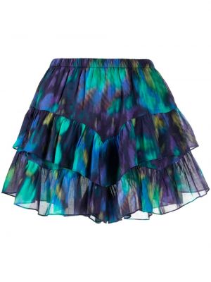 Mini suknja s printom s volanima Marant Etoile