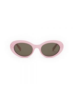 Okulary przeciwsłoneczne w grochy Céline różowe