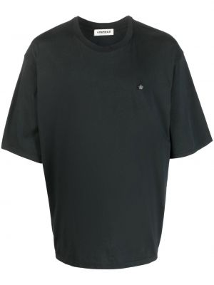 T-shirt avec applique A Paper Kid noir