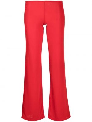 Ravne hlače Dolce & Gabbana Pre-owned rdeča