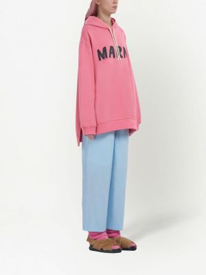 Oversize hoodie mit print Marni