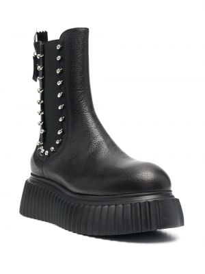 Chelsea boots en cuir Agl noir