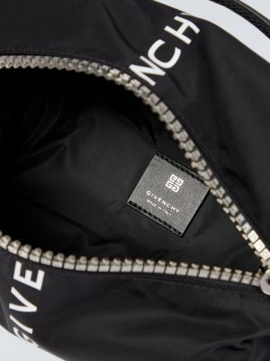 Чанта за носене на кръста с цип Givenchy черно