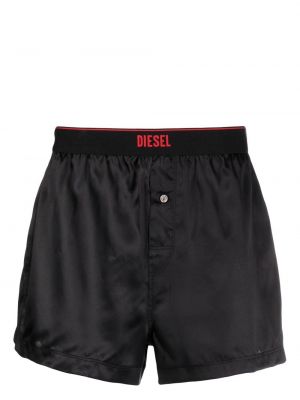 Hodvábne boxerky Diesel čierna