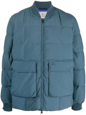 Ватирано пухено яке с пера Woolrich синьо