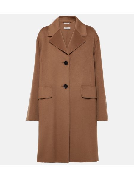 Ull kamelfrakk 's Max Mara brun