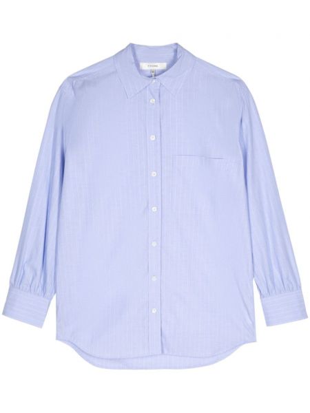 Svītrainas garš krekls Frame zils