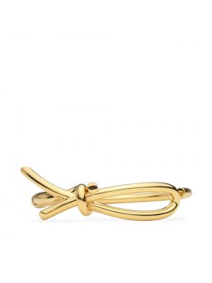 Asymmetrischer armband mit schleife Ferragamo gold