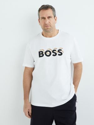 Camiseta manga corta Boss blanco