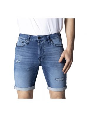 Jeans shorts mit reißverschluss Jack & Jones blau
