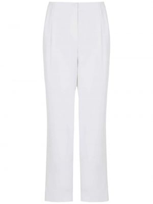 Egyenes szárú nadrág Giorgio Armani fehér