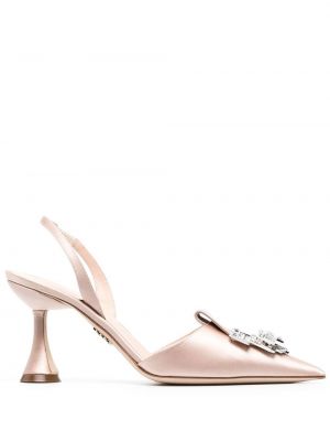 Slingback pumpar med remmar Rodo