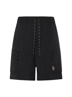 Najlonske kratke hlače Moncler Grenoble crna