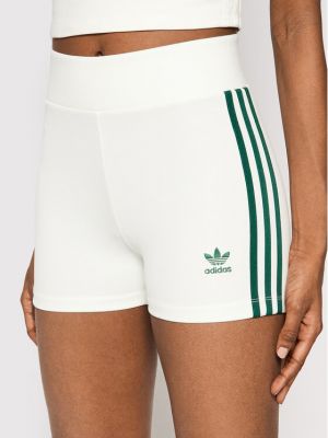 Спортни шорти slim Adidas бяло