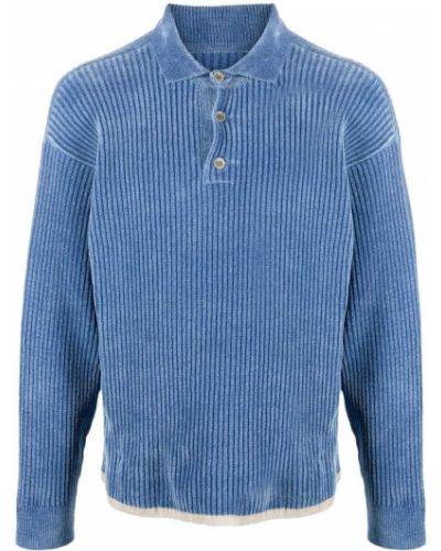 Polo en tricot Jacquemus bleu