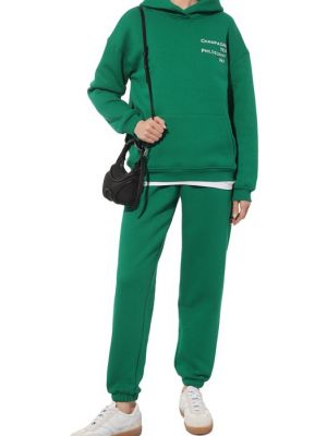 Хлопковый костюм Seven Lab зеленый