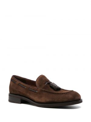 Seemisnahksed loafer-kingad Fratelli Rossetti pruun