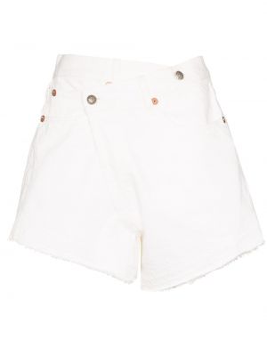 Jeans-shorts R13 hvit