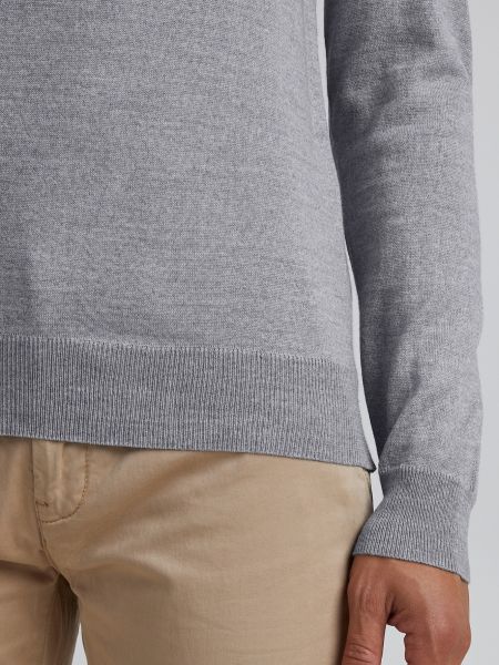 Pull col roulé Casual Friday gris