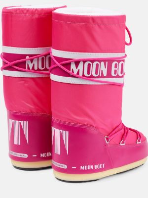 Snehule Moon Boot ružová