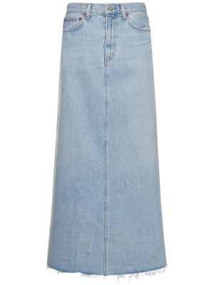 Spódnica jeansowa Agolde - Niebieski