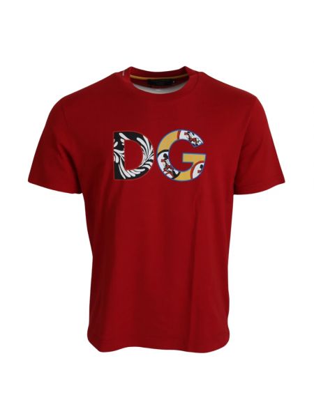 Koszulka Dolce And Gabbana czerwona