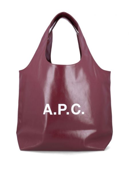 Skinnende taske A.p.c. lilla