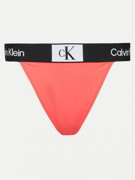 Maudymosi kostiumėlis Calvin Klein Swimwear rožinė
