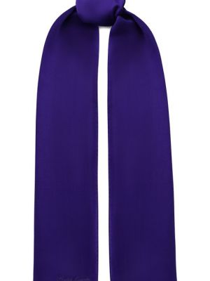 Кашемировый шарф Ralph Lauren фиолетовый